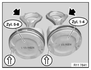 Piston With Rings And Pin